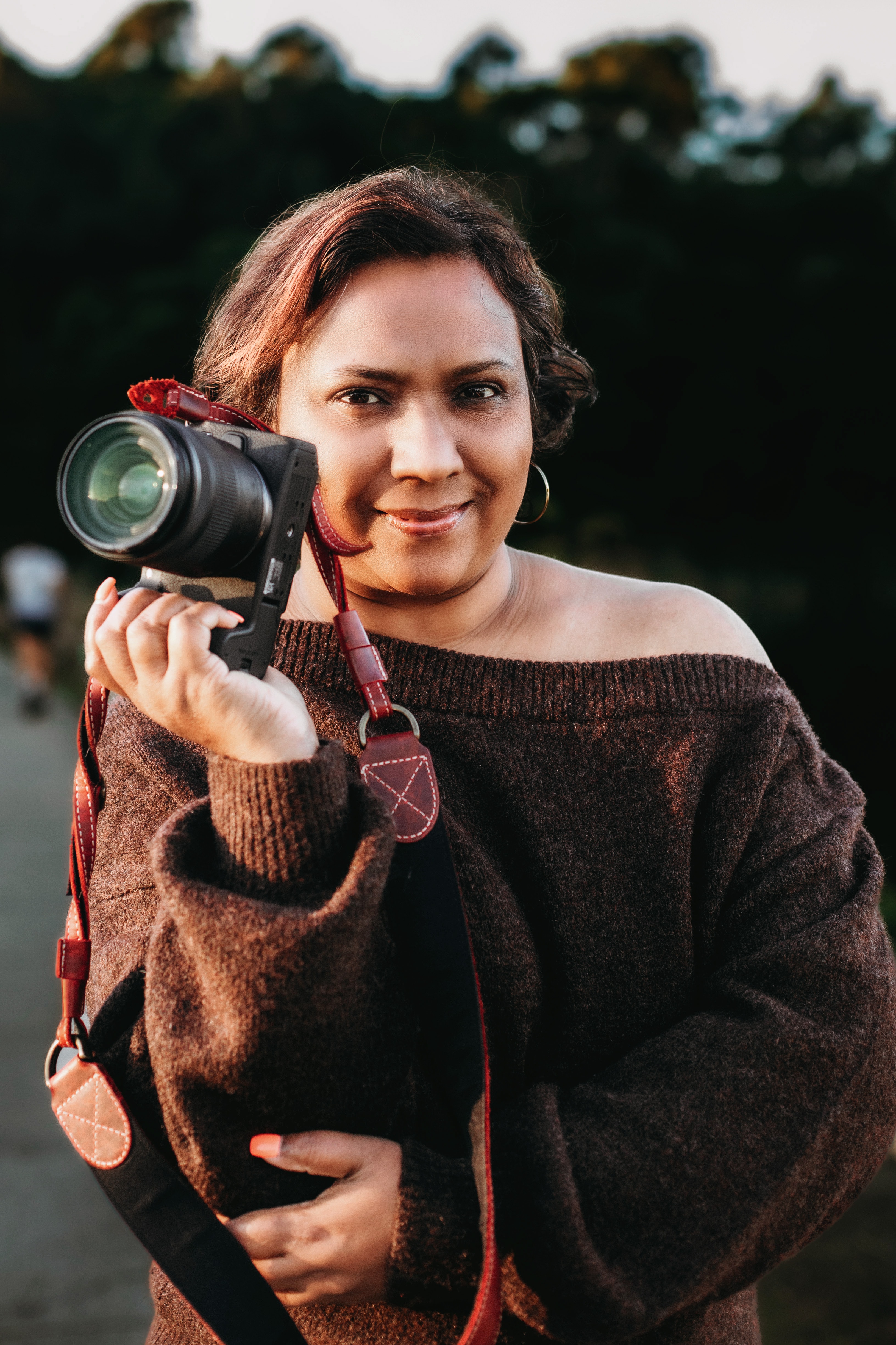 Portrait of Ruvani, photographer at Once Upon a Time Photography